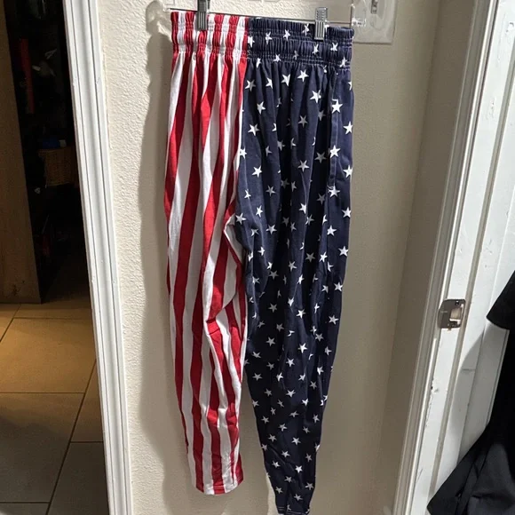 Vintage Patriotic Star and Stripe Bottoms S - Picture 4 of 5